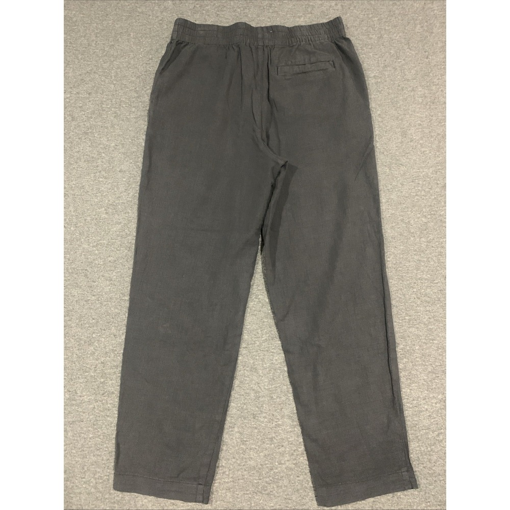 Marine Layer Elle Relaxed Crop Pant Women's Elastic Waist 98% COTTON - Size M - Picture 4 of 14